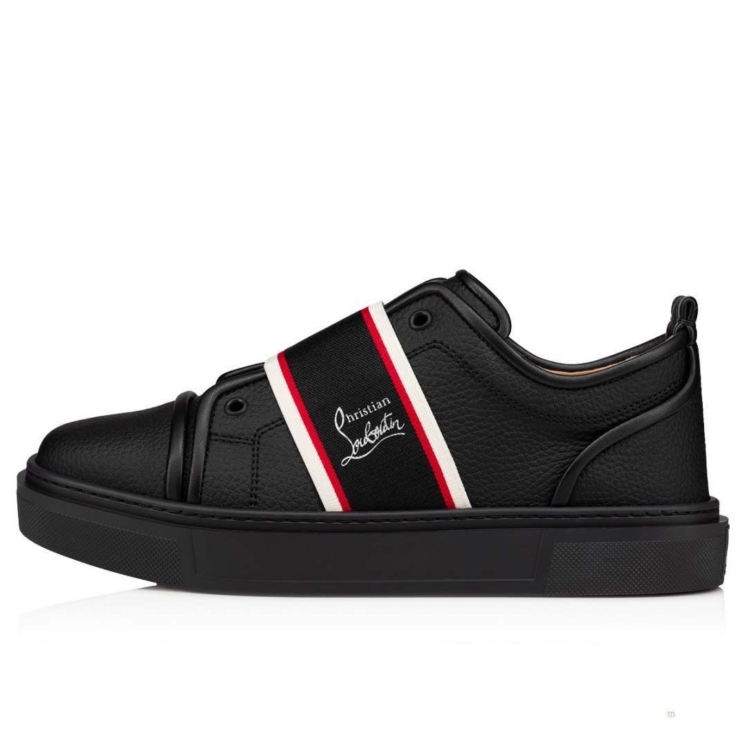 Christian Louboutin Adolescenza Men's Sneakers Black | NRCIDH179