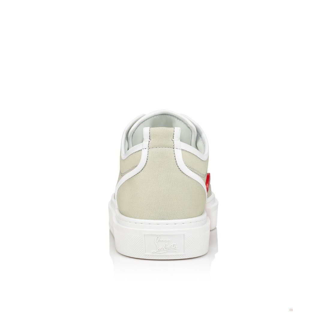 Christian Louboutin Adolon Junior Men's Low Top Sneakers Grey | CHFVAM093