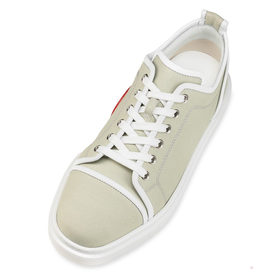 Christian Louboutin Adolon Junior Men's Low Top Sneakers Grey | CHFVAM093