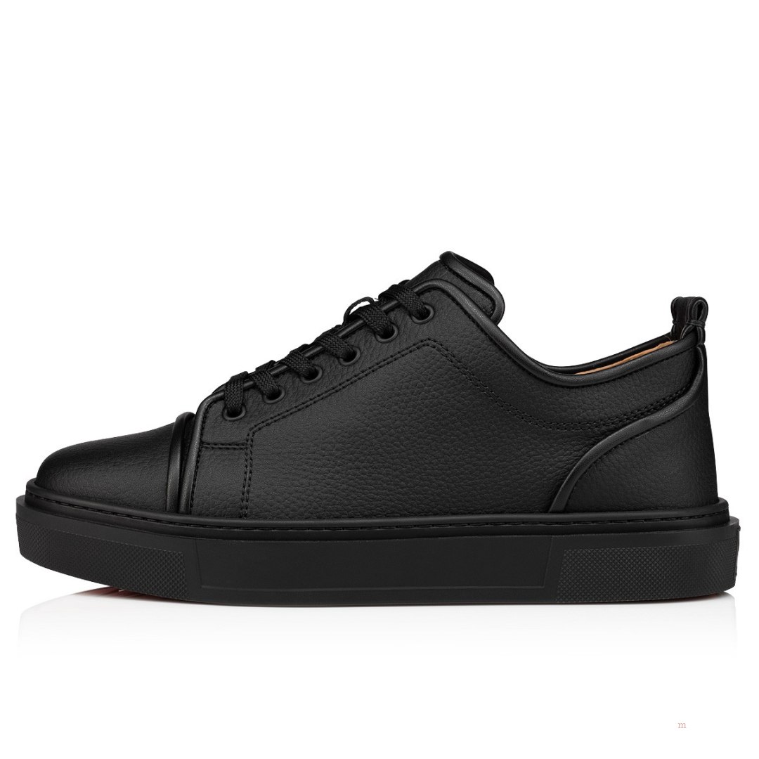 Christian Louboutin Adolon Junior Men's Low Top Sneakers Black | HRWGIM062