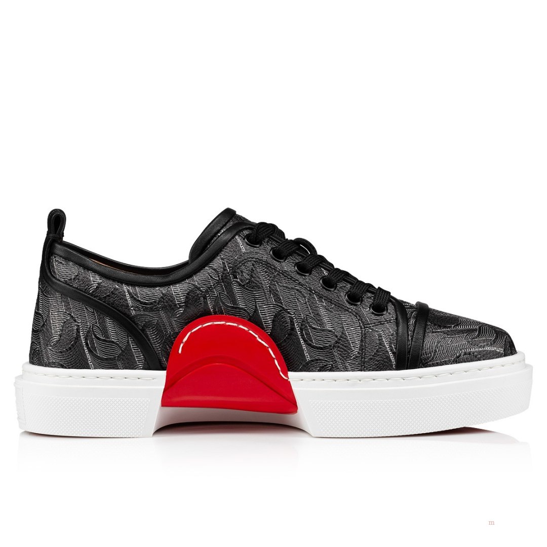 Christian Louboutin Adolon Women's Low Top Sneakers Black | VHTQDK258