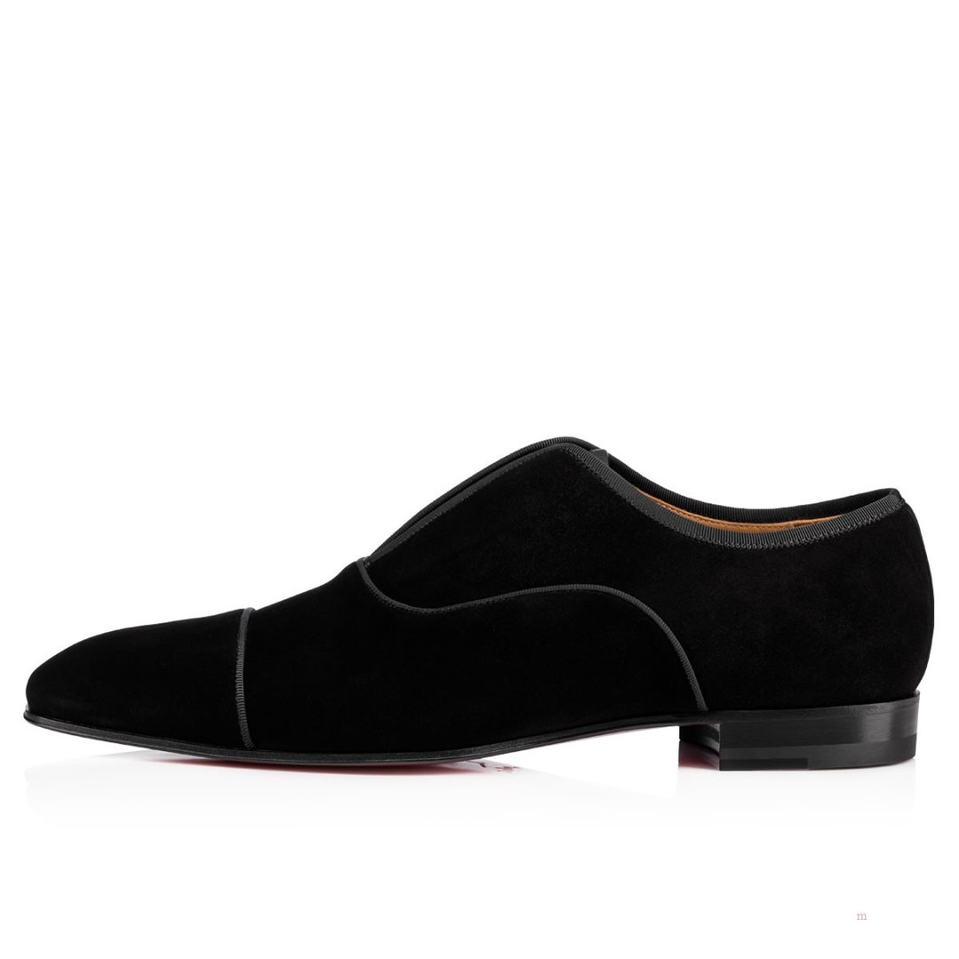 Christian Louboutin Alpha Male Men's Lace Up Shoes Black | CWGXET289