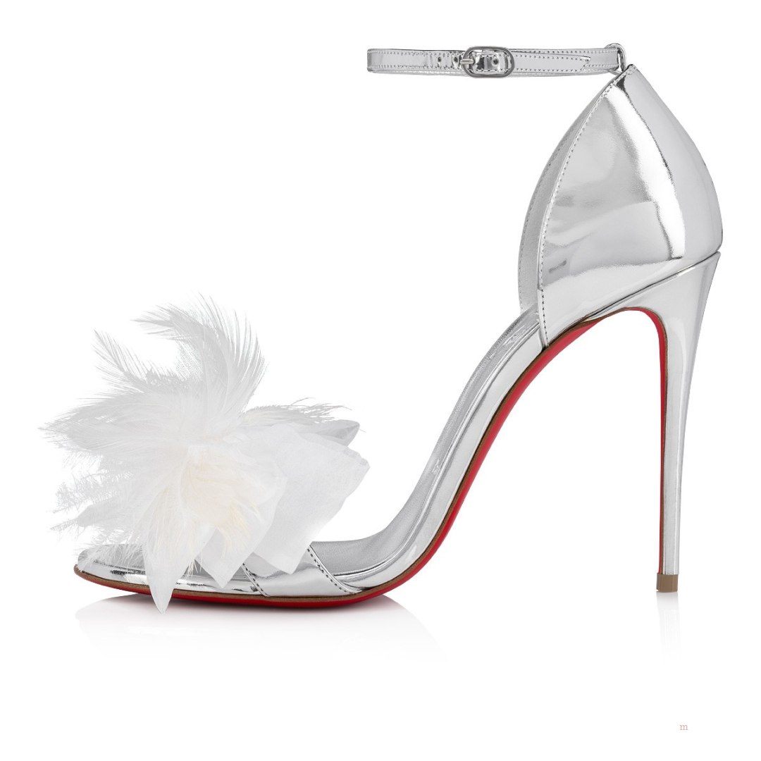 Christian Louboutin Anemona Sandal Women's Sandals Silver | HLAITE120