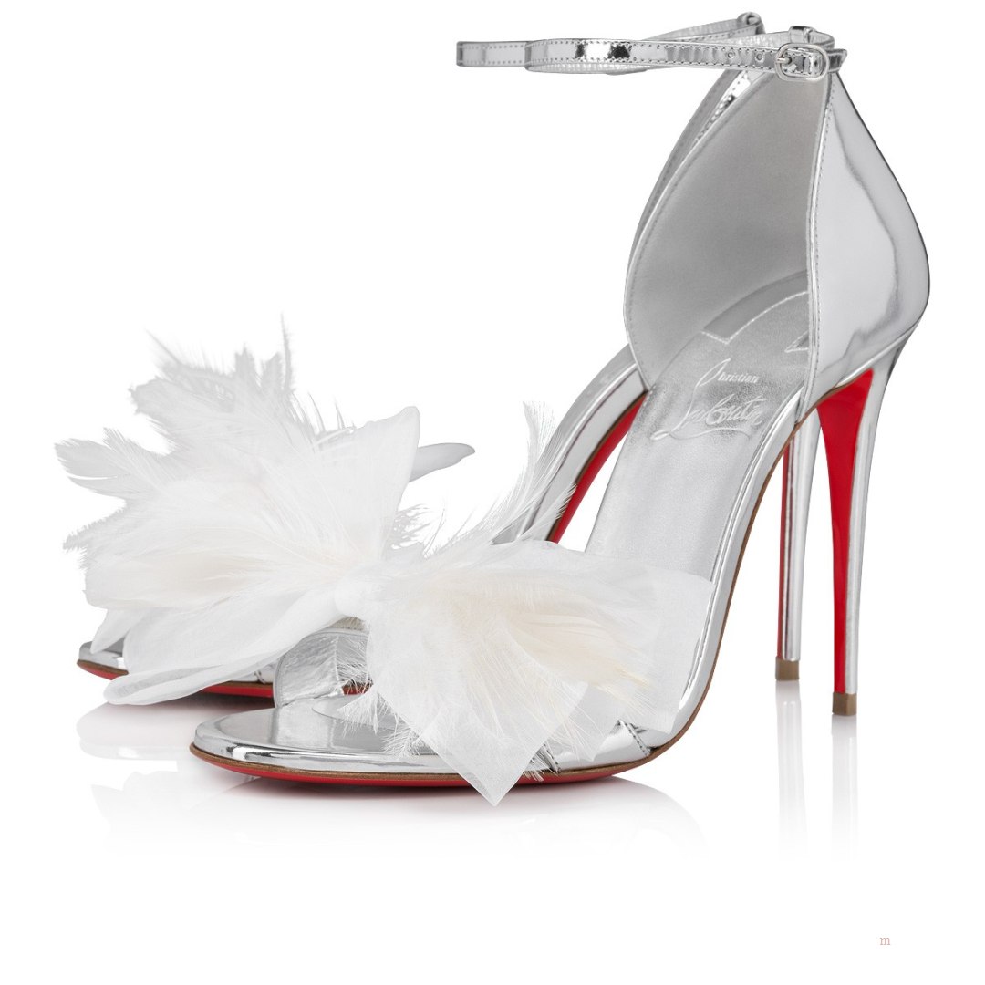 Christian Louboutin Anemona Sandal Women\'s Sandals Silver | HLAITE120