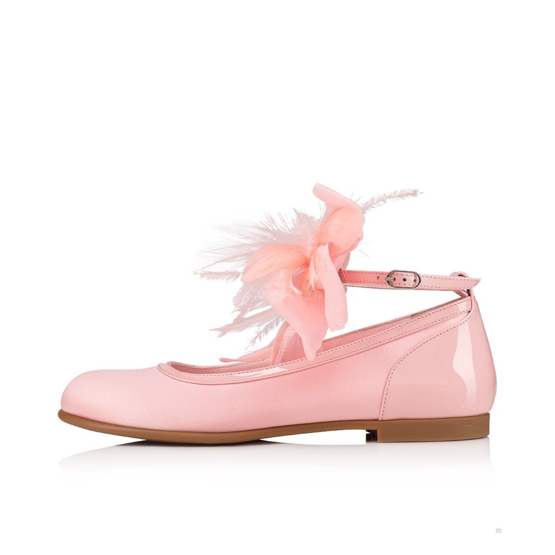 Christian Louboutin Anemonina Girls' Ballerinas Pink | IJGTAH908