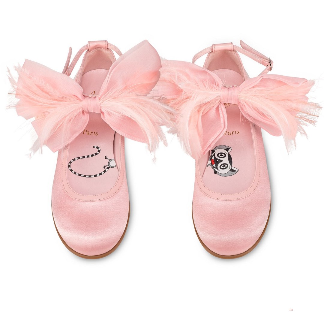 Christian Louboutin Anemonina Girls' Ballerinas Pink | IJGTAH908