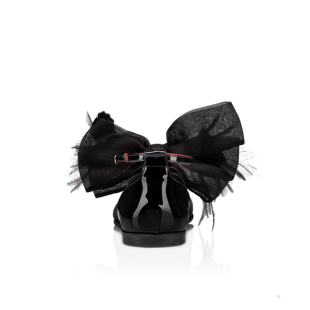 Christian Louboutin Anemonina Girls' Ballerinas Black | TEXKFU796