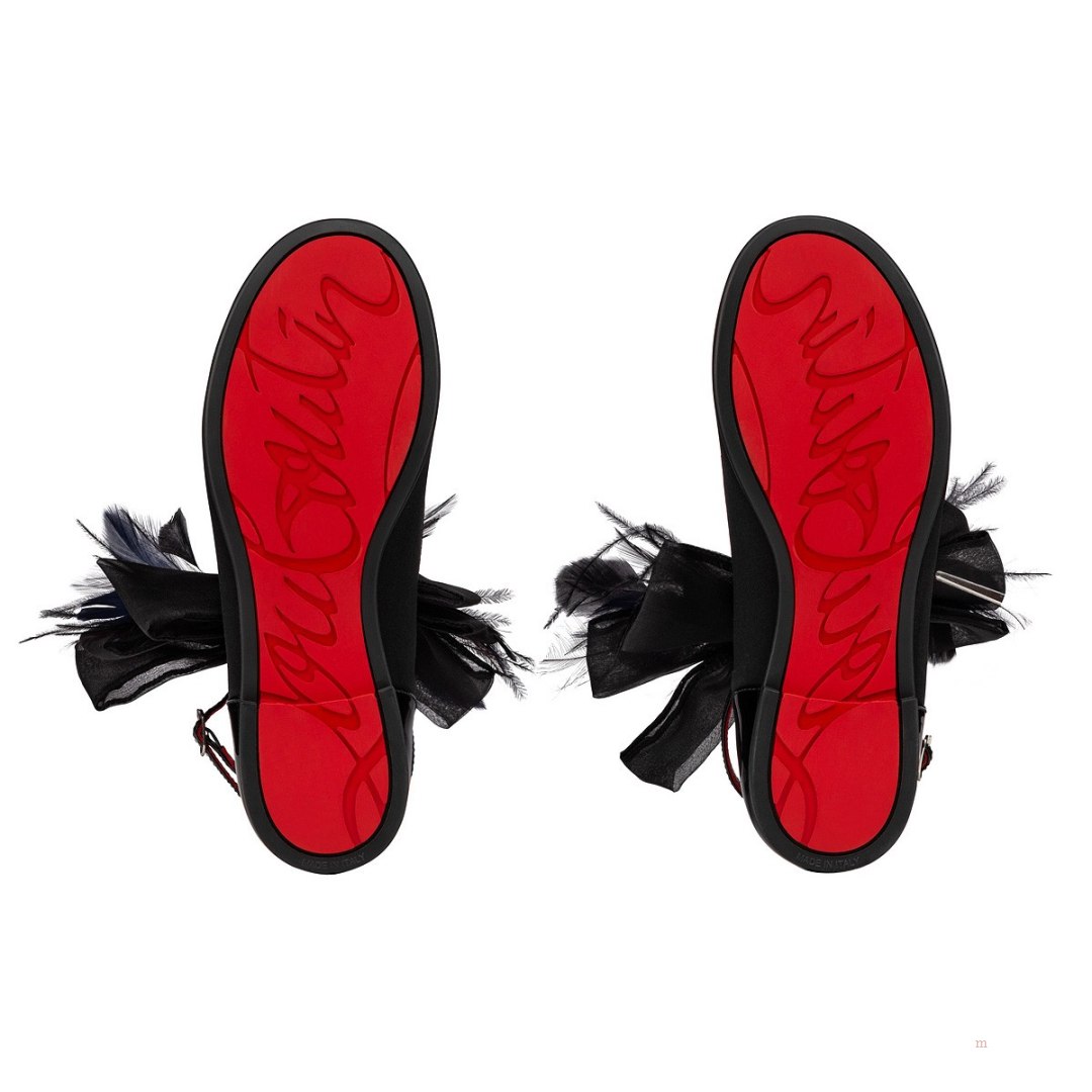 Christian Louboutin Anemonina Girls' Ballerinas Black | TEXKFU796