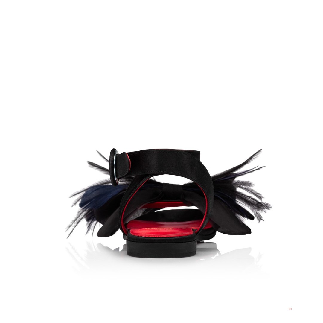 Christian Louboutin Anemonou Girls' Sandals Black | UQSEOP593