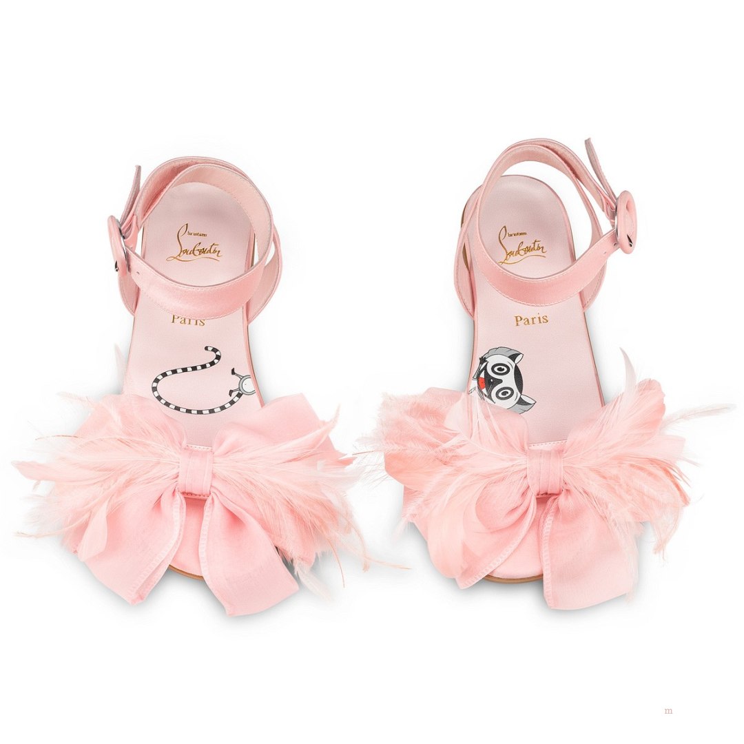 Christian Louboutin Anemonou Girls' Sandals Pink | ZPEXDG408