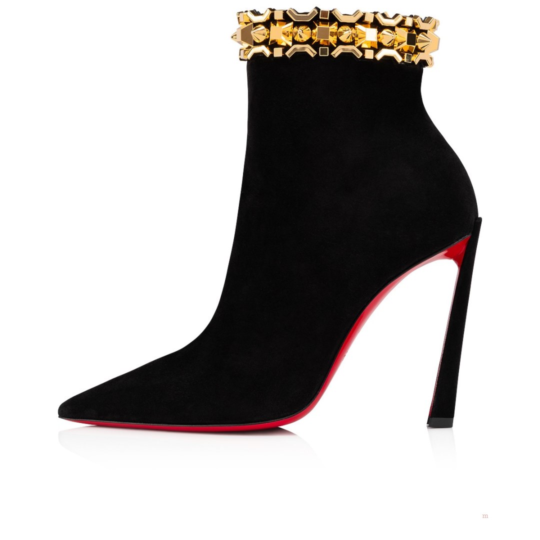 Christian Louboutin Asteroispikes Booty Women's Ankle Boots Black | LHOREG087