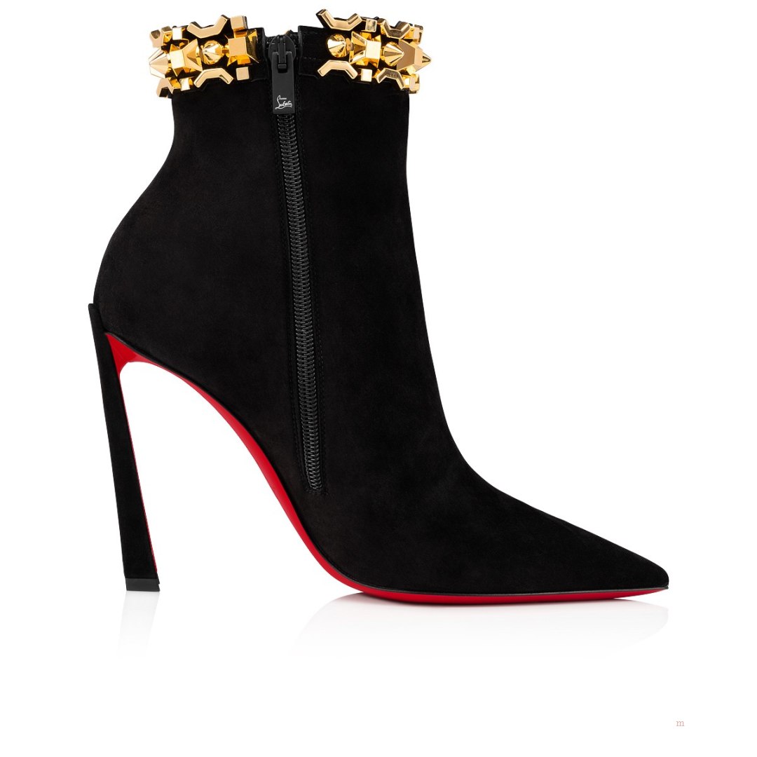 Christian Louboutin Asteroispikes Booty Women's Ankle Boots Black | LHOREG087