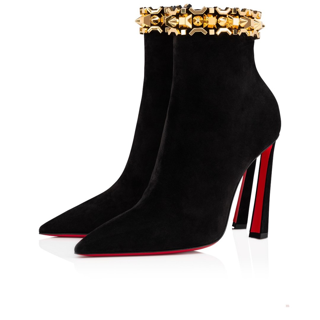 Christian Louboutin Asteroispikes Booty Women\'s Ankle Boots Black | LHOREG087