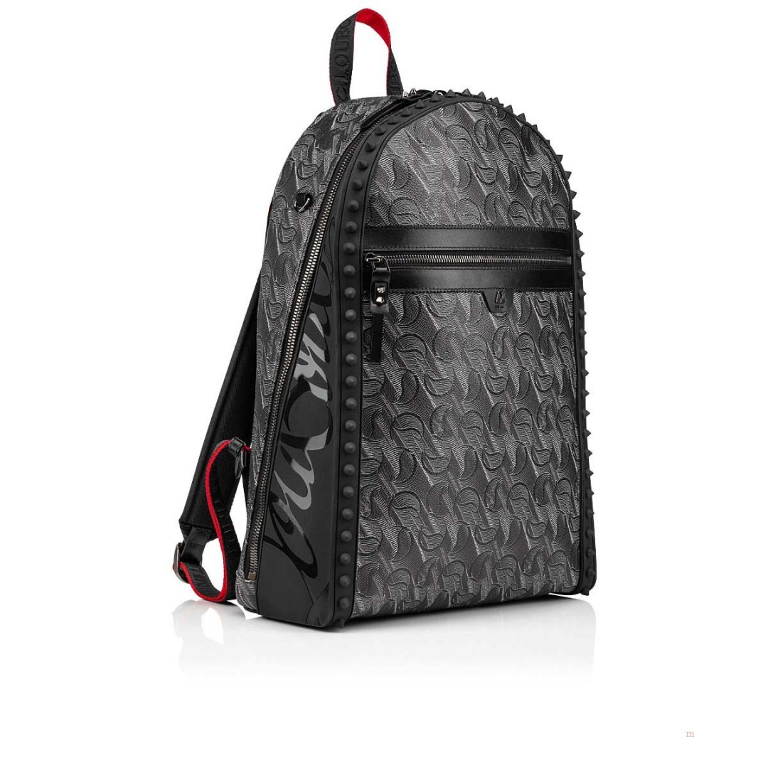 Christian Louboutin Backparis Men's Backpack Black | HIDJPG263