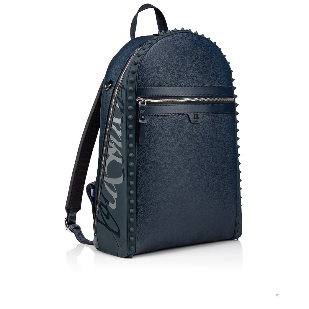 Christian Louboutin Backparis Men's Backpack Blue | TALHQX421