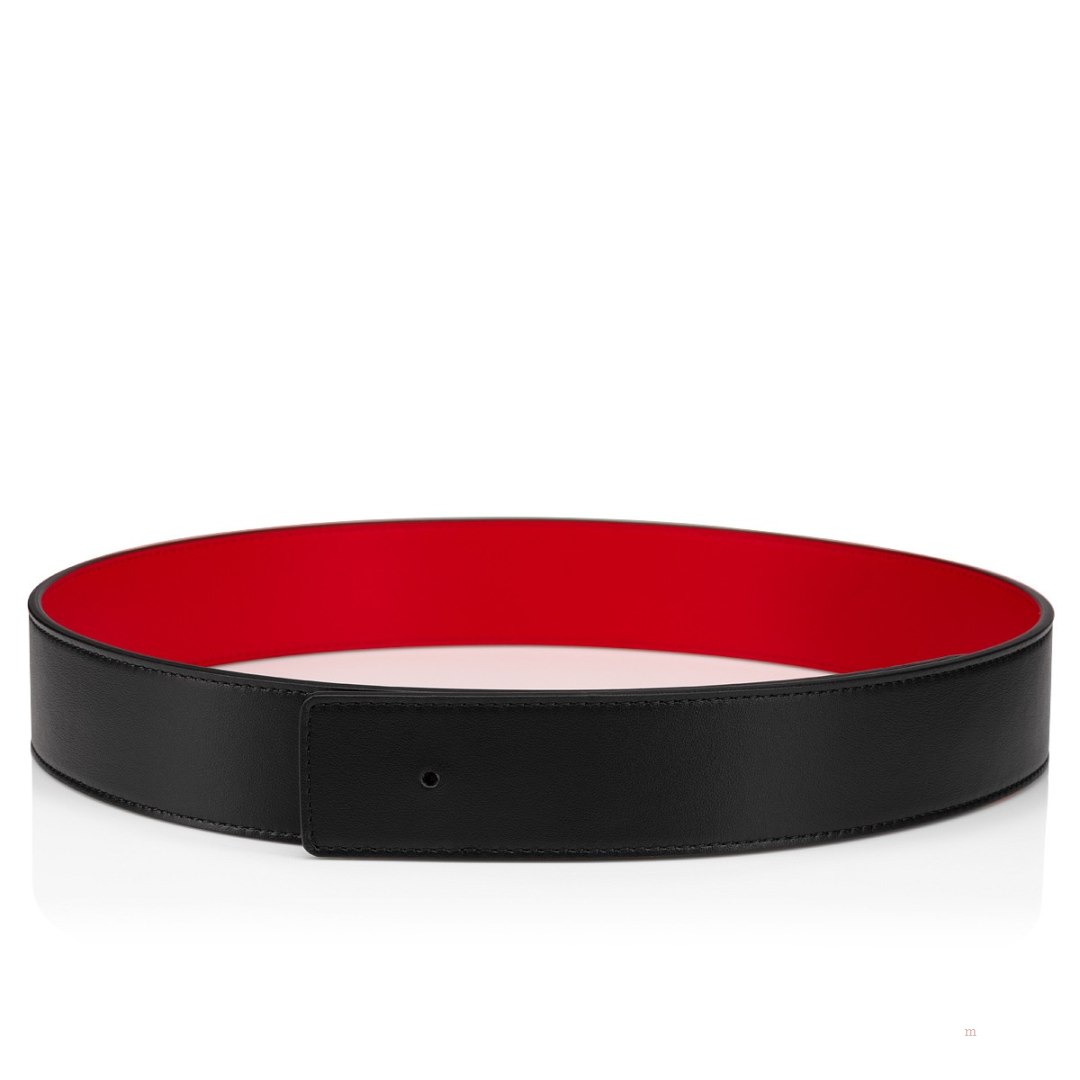 Christian Louboutin Belt strap Men\'s Belt Black | MKJOWZ741