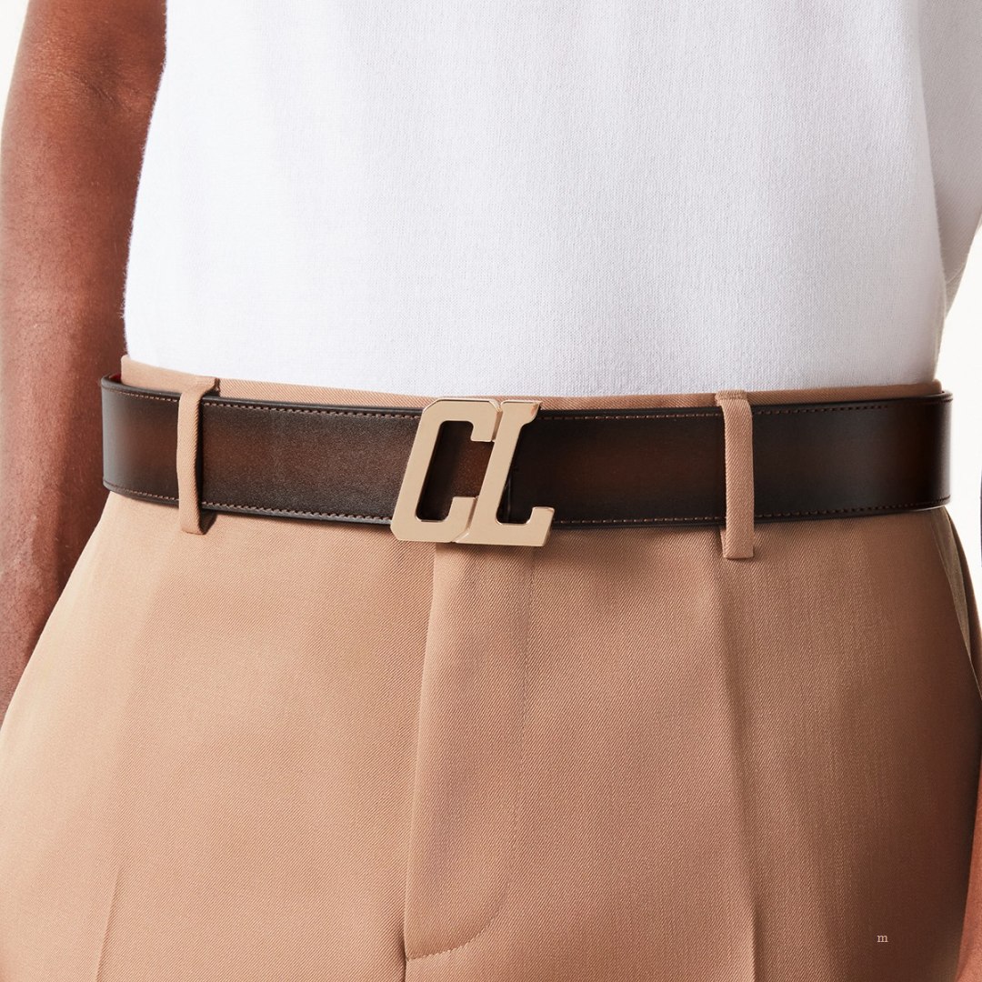 Christian Louboutin Belt strap Men's Belt Brown | RGUCKX967