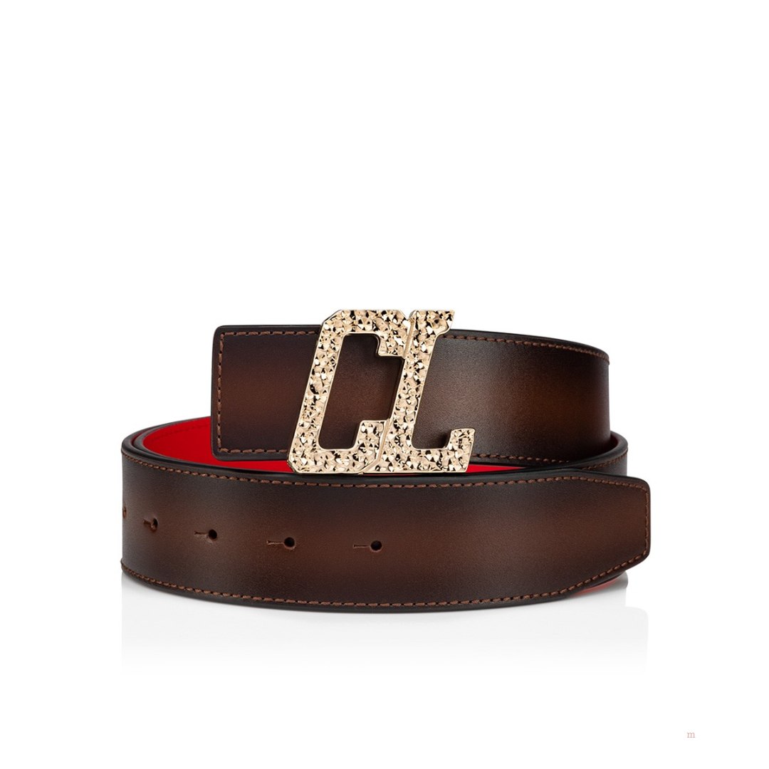 Christian Louboutin Belt strap Men's Belt Brown | RGUCKX967