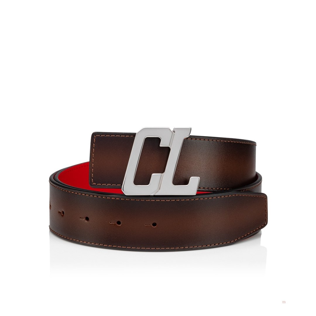 Christian Louboutin Belt strap Men's Belt Brown | RGUCKX967