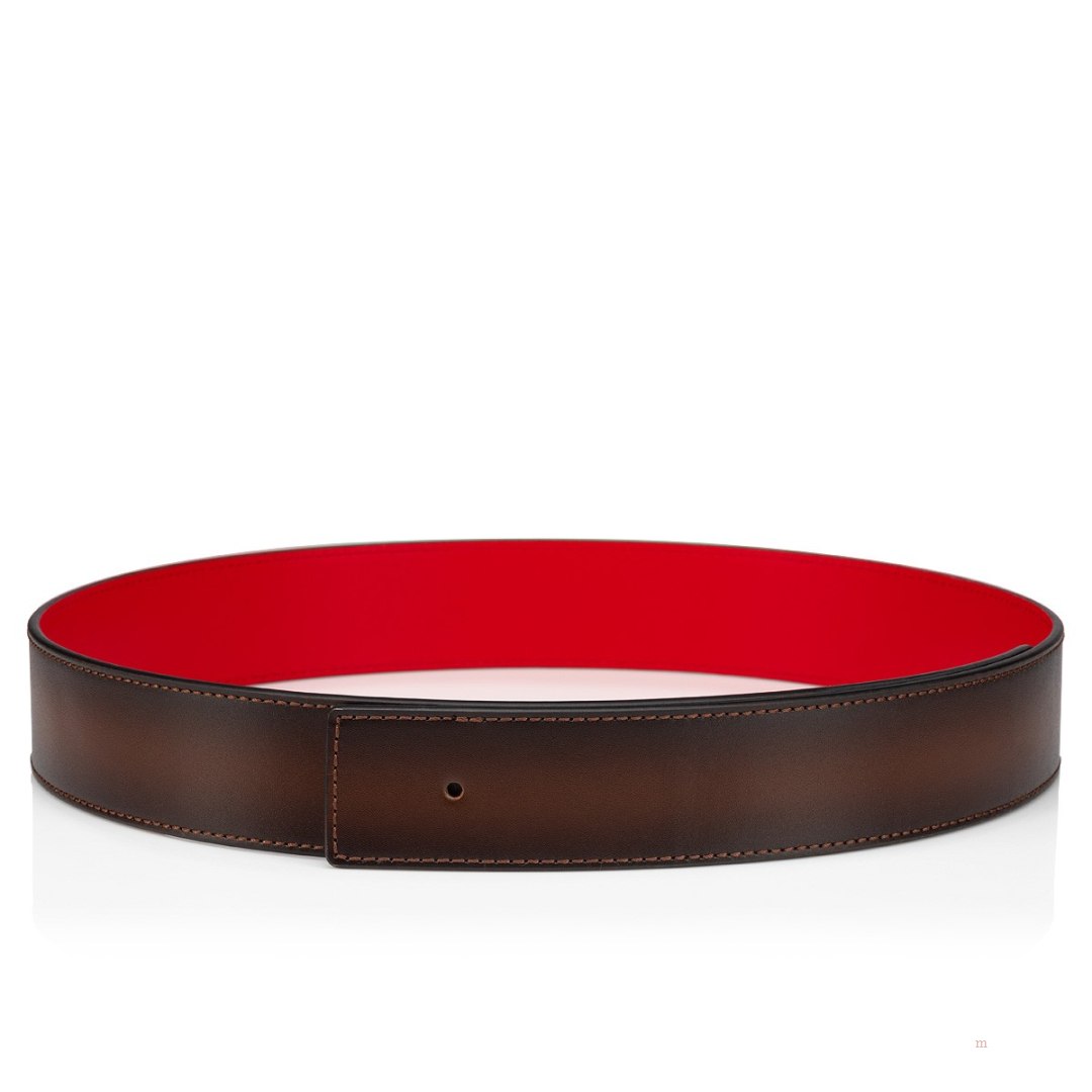 Christian Louboutin Belt strap Men\'s Belt Brown | RGUCKX967