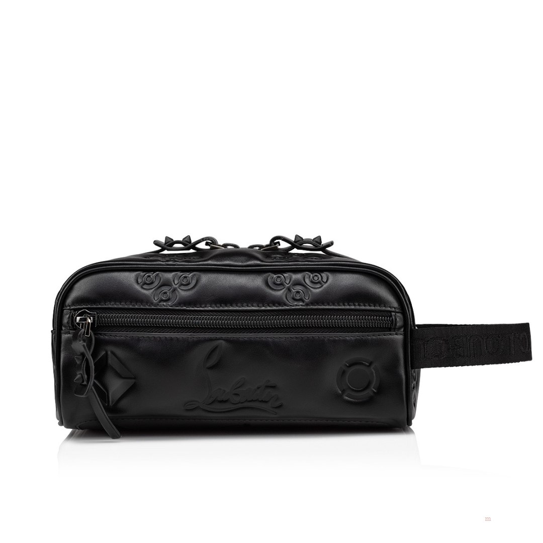 Christian Louboutin Blaster Men's Pouch Black | DQJHPR325