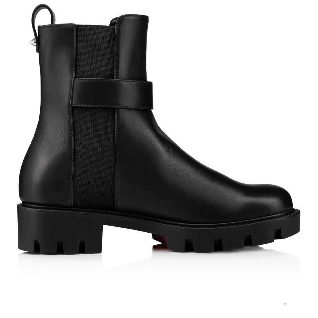 Christian Louboutin CL Chelsea Booty Lug Women's Chelsea Boots Black | BAYMGF830