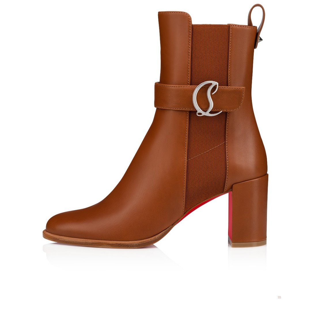 Christian Louboutin CL Chelsea Booty Women's Chelsea Boots Brown | IUPYJO602