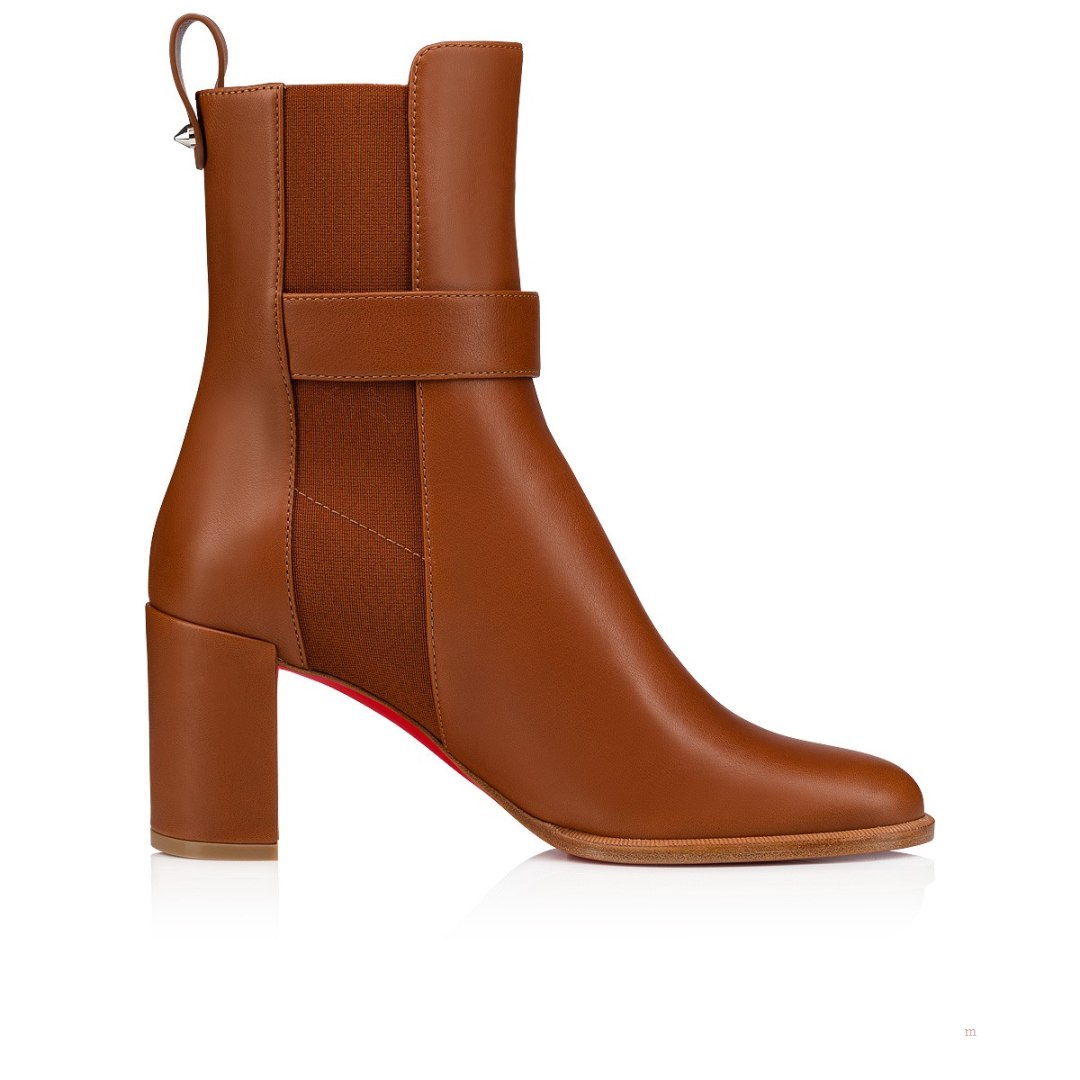 Christian Louboutin CL Chelsea Booty Women's Chelsea Boots Brown | IUPYJO602