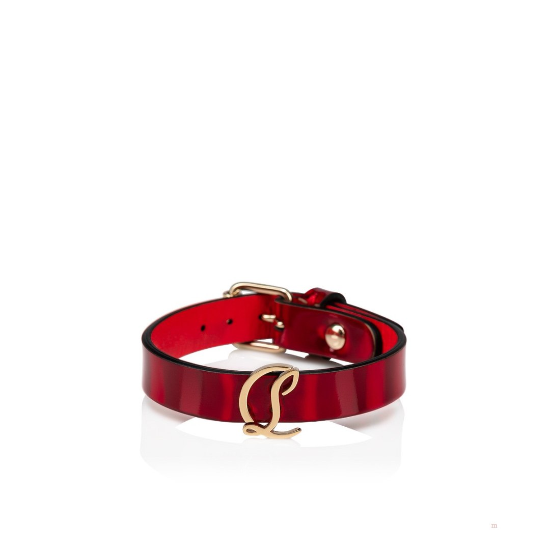 Christian Louboutin CL Logo bracelet Women's Bracelet Red | QSEZDY435