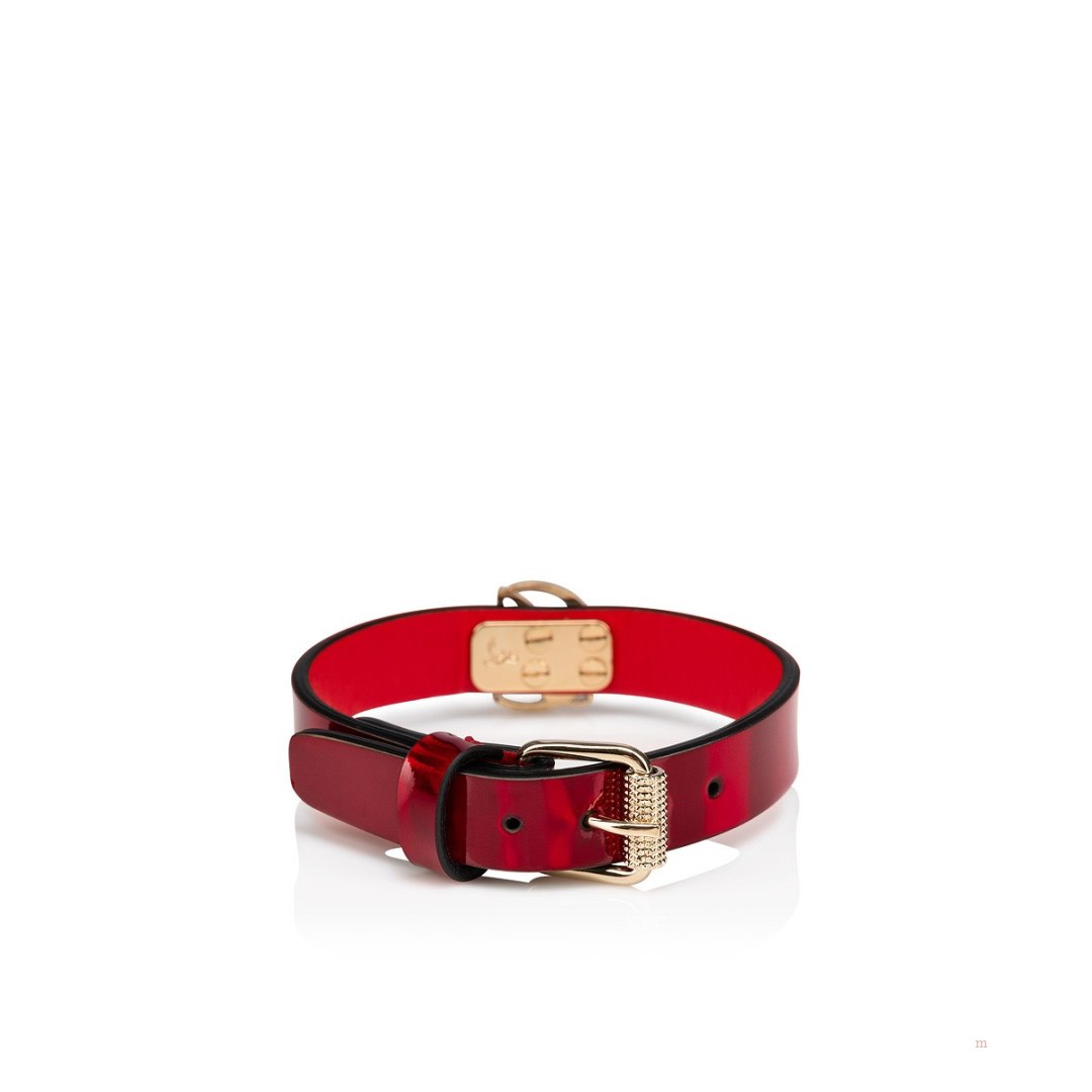 Christian Louboutin CL Logo bracelet Women's Bracelet Red | QSEZDY435