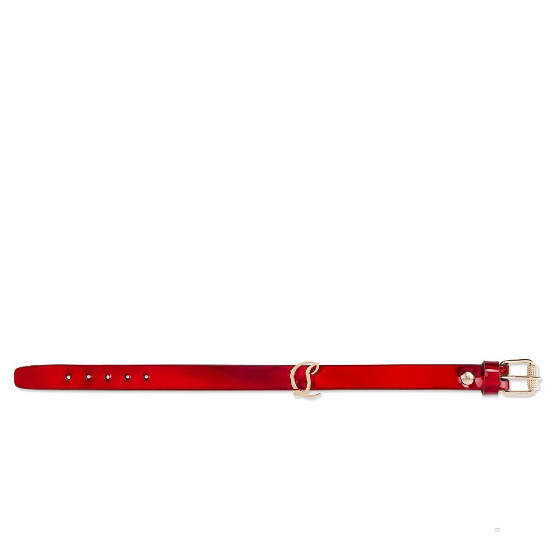 Christian Louboutin CL Logo bracelet Women's Bracelet Red | QSEZDY435