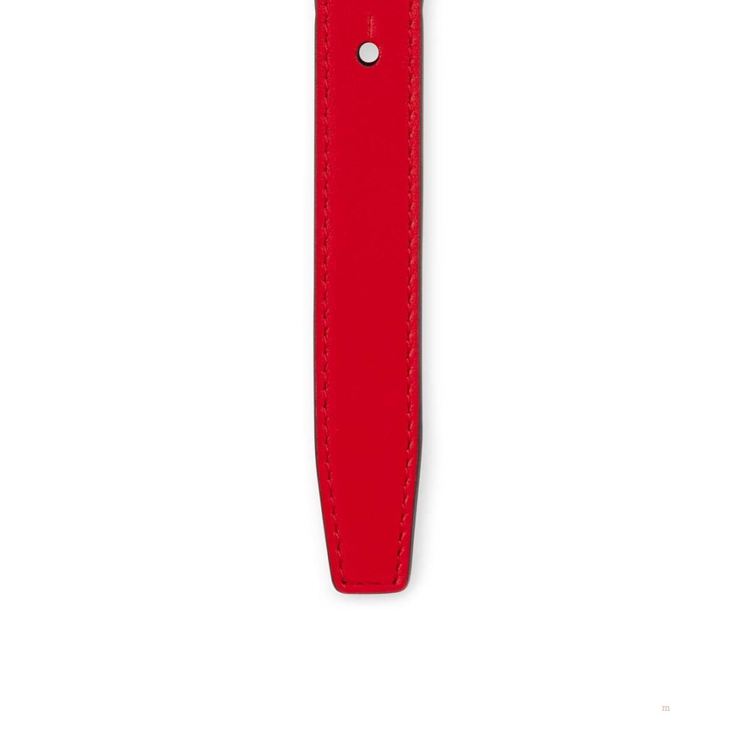 Christian Louboutin CL logo belt Women's Belt Red | AXRTCU607