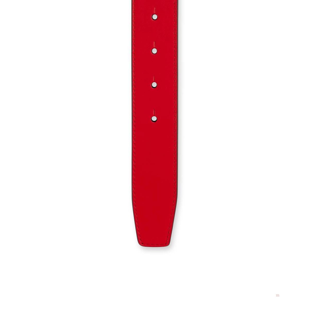 Christian Louboutin CL logo belt Women's Belt Red | OGSVLH274