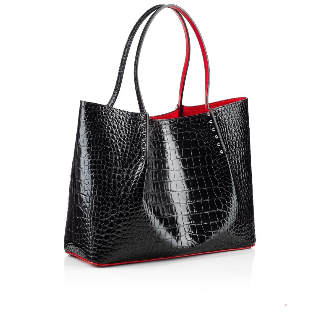 Christian Louboutin Cabarock large Women's Tote Bag Black | IFBQVD236