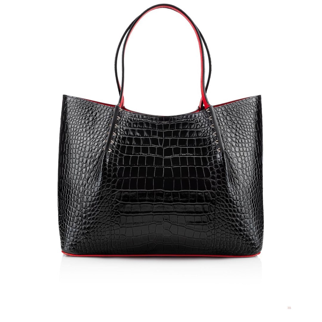 Christian Louboutin Cabarock large Women's Tote Bag Black | IFBQVD236