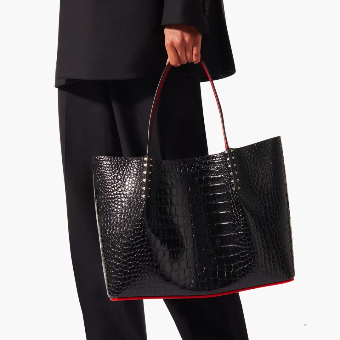 Christian Louboutin Cabarock large Women\'s Tote Bag Black | IFBQVD236