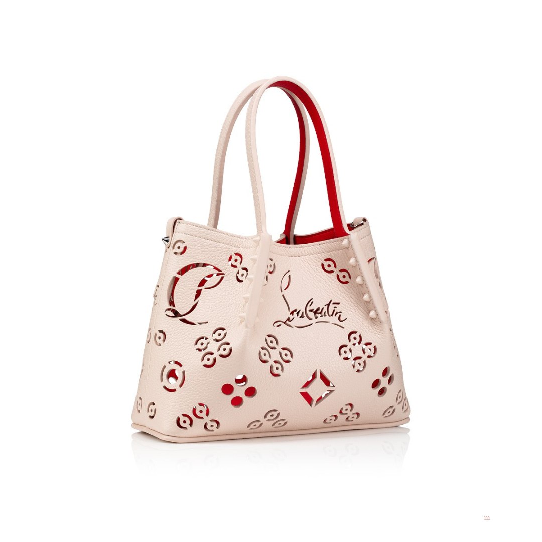 Christian Louboutin Cabarock mini Women's Tote Bag Beige | EUAWDT452