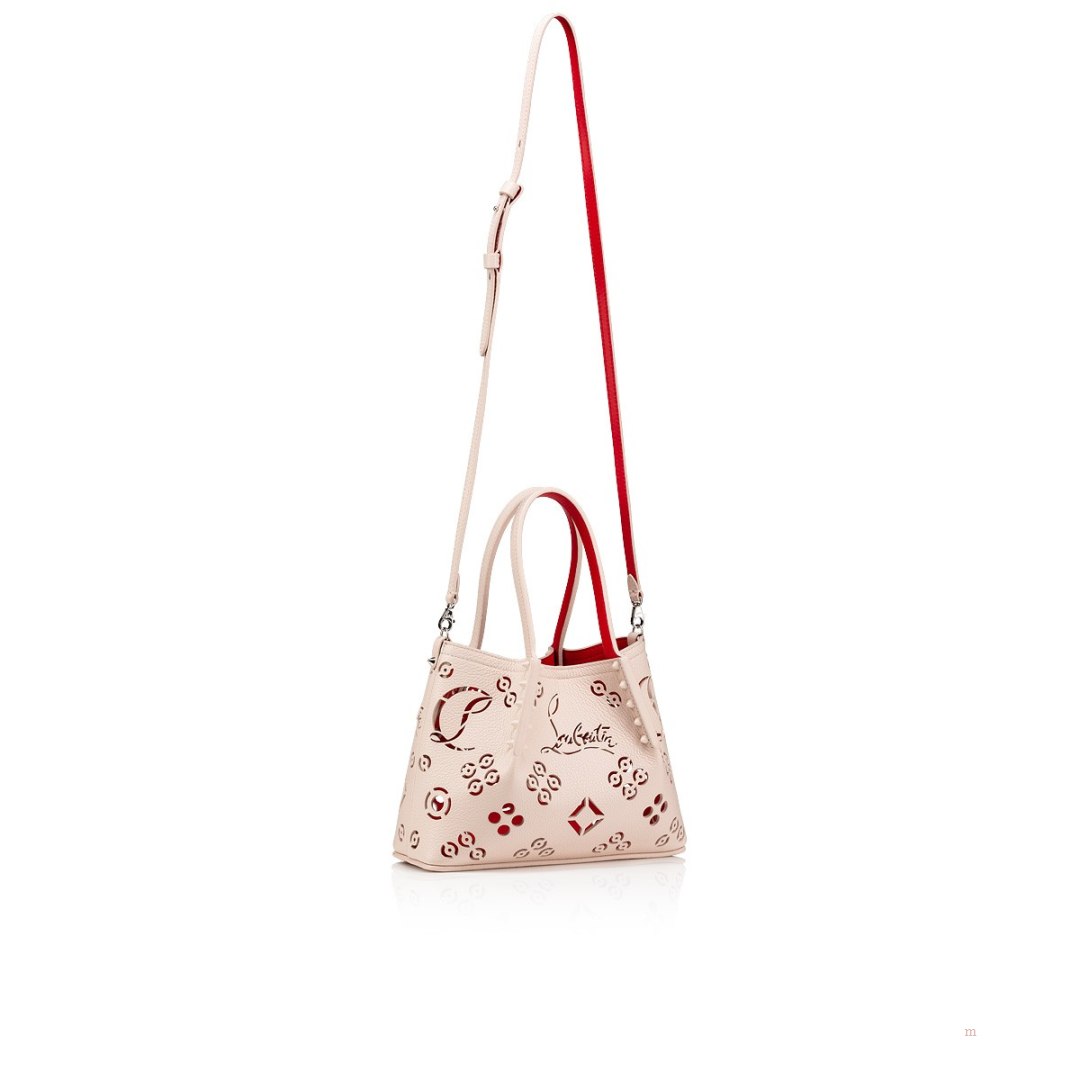 Christian Louboutin Cabarock mini Women's Tote Bag Beige | EUAWDT452