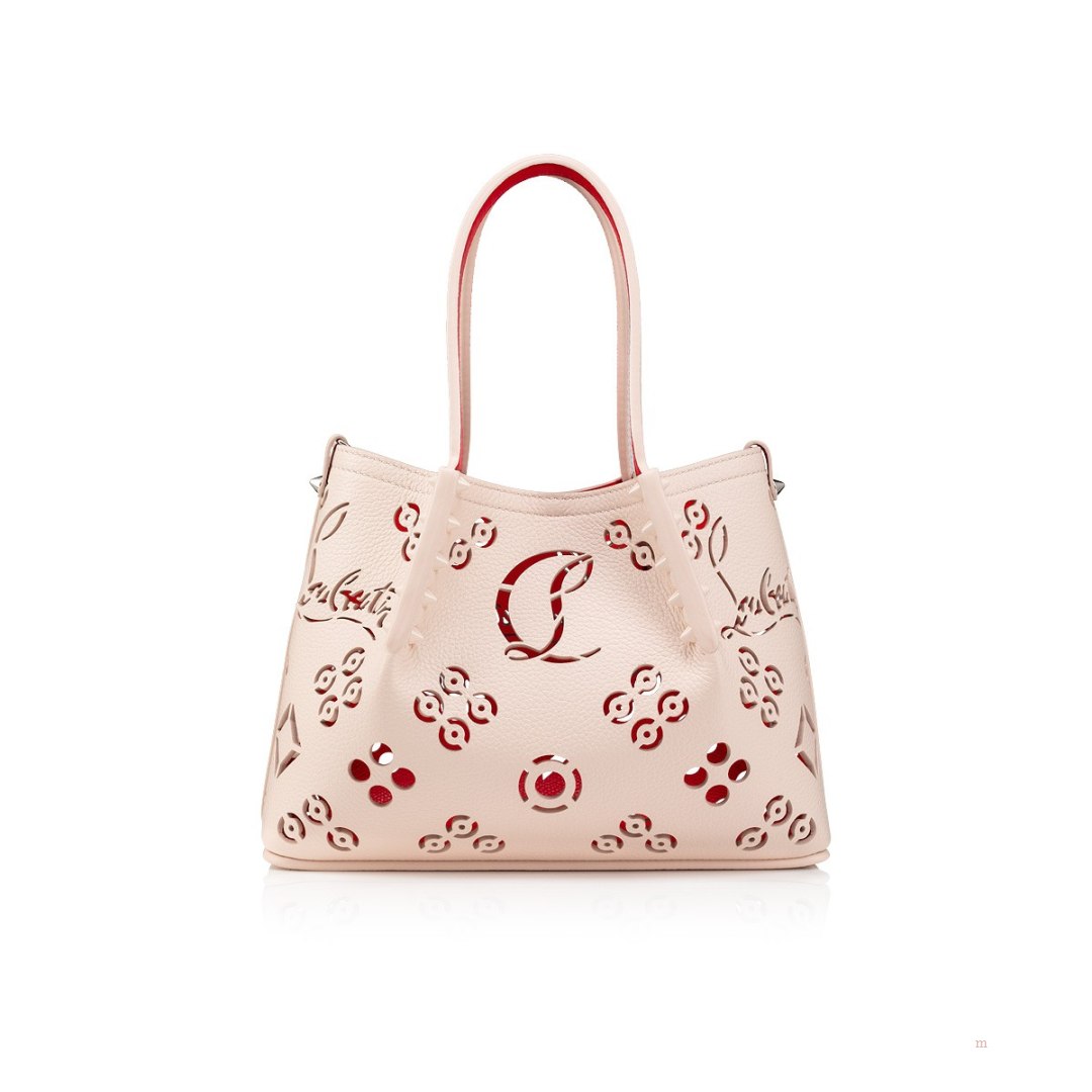 Christian Louboutin Cabarock mini Women's Tote Bag Beige | EUAWDT452