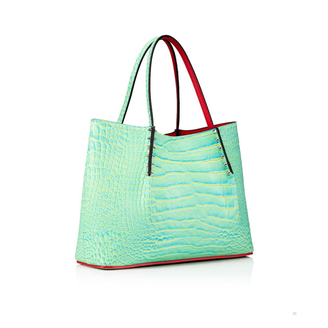 Christian Louboutin Cabarock small Women's Tote Bag Green | KEORWC587