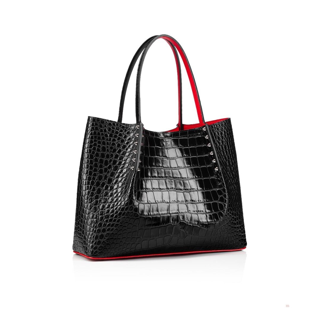 Christian Louboutin Cabarock small Women's Tote Bag Black | LVZOGM501