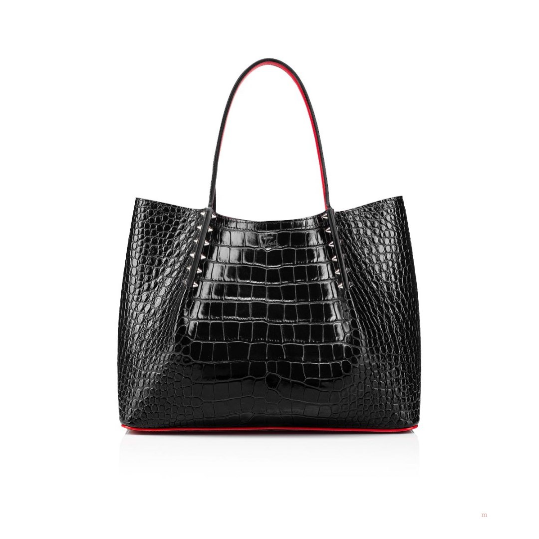 Christian Louboutin Cabarock small Women\'s Tote Bag Black | LVZOGM501