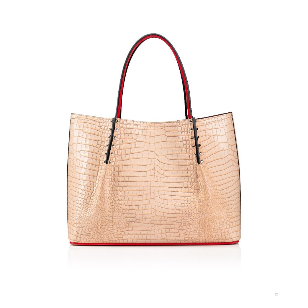 Christian Louboutin Cabarock small Women's Tote Bag Beige | ULPGRA604