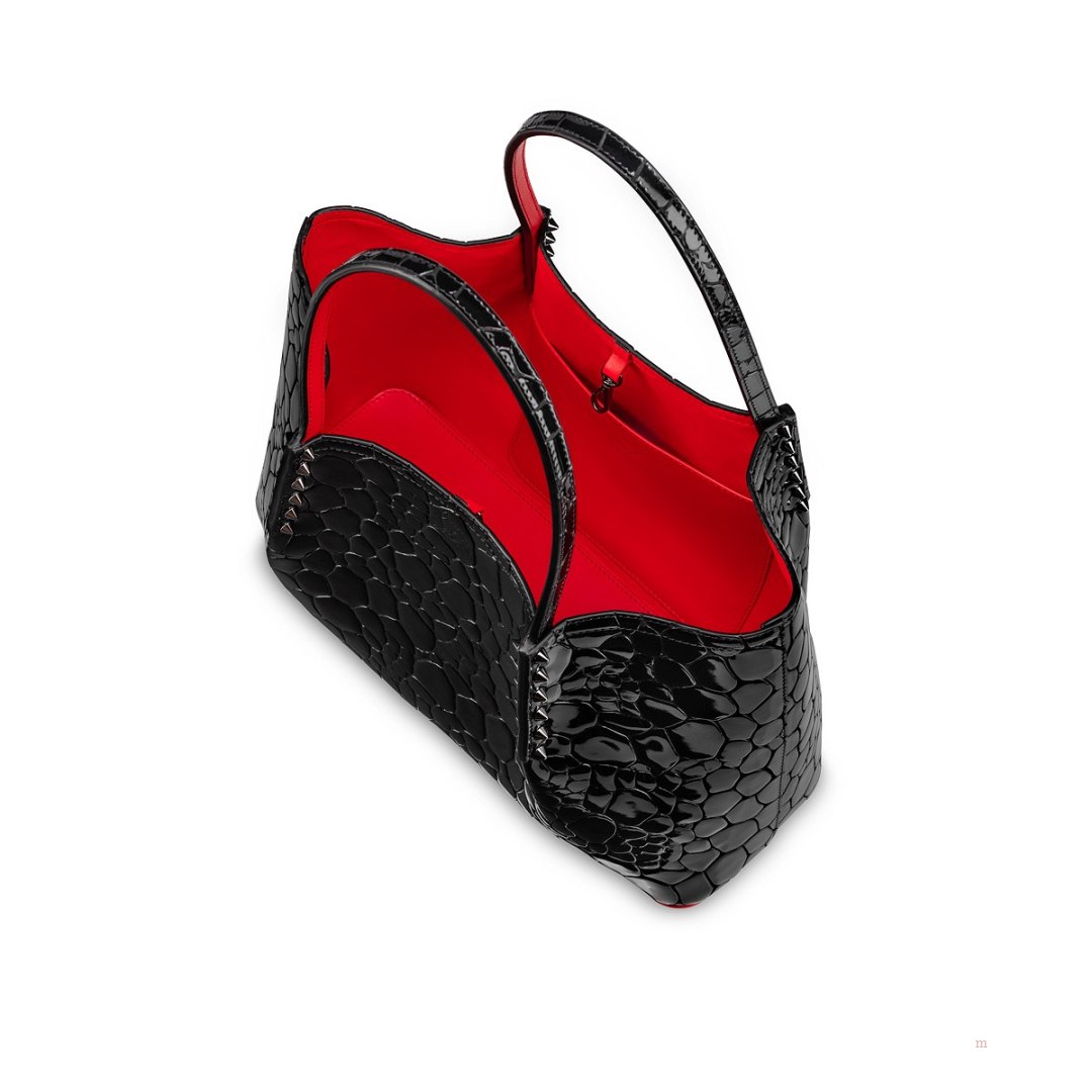 Christian Louboutin Cabarock small Women's Tote Bag Black | VOAQYG574