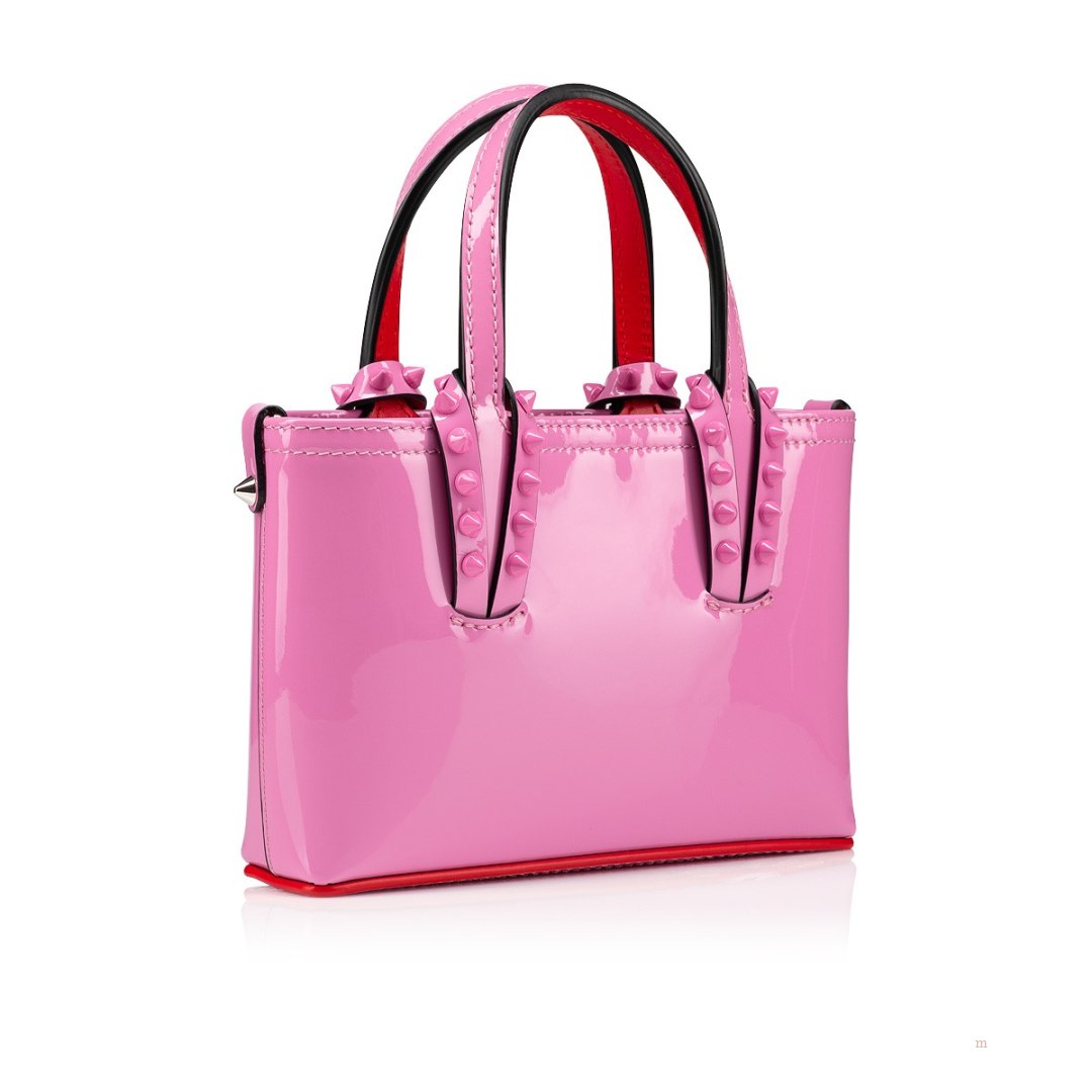 Christian Louboutin Cabata E/W nano Women's Tote Bag Pink | BOHFNL183