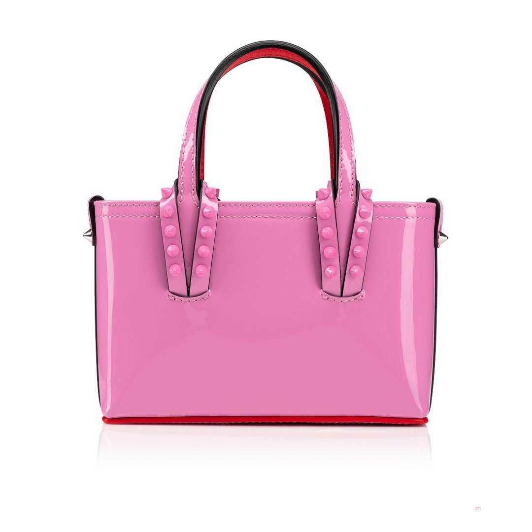 Christian Louboutin Cabata E/W nano Women's Tote Bag Pink | BOHFNL183