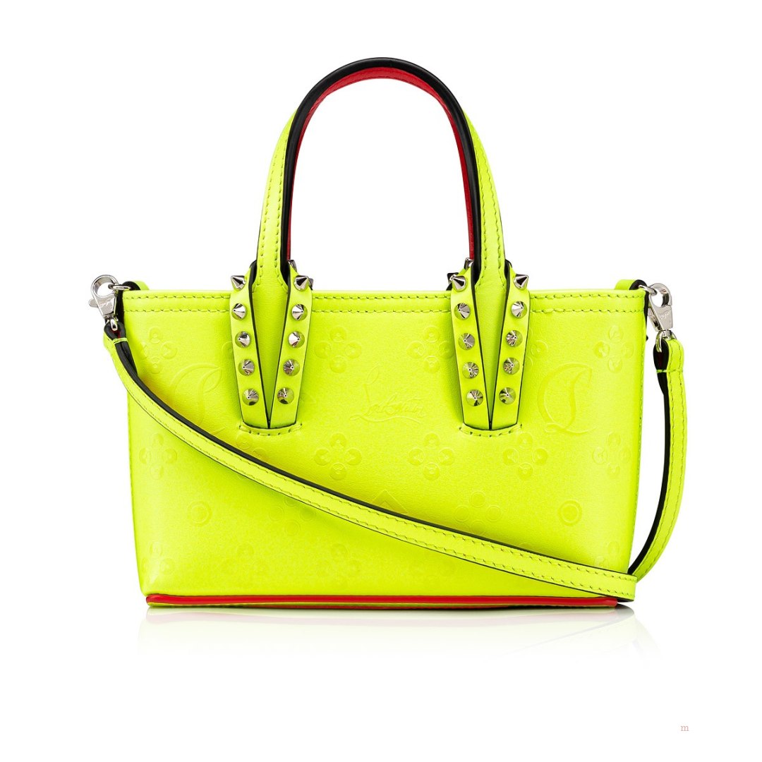 Christian Louboutin Cabata E/W nano Women's Tote Bag Yellow | BXLZSN260