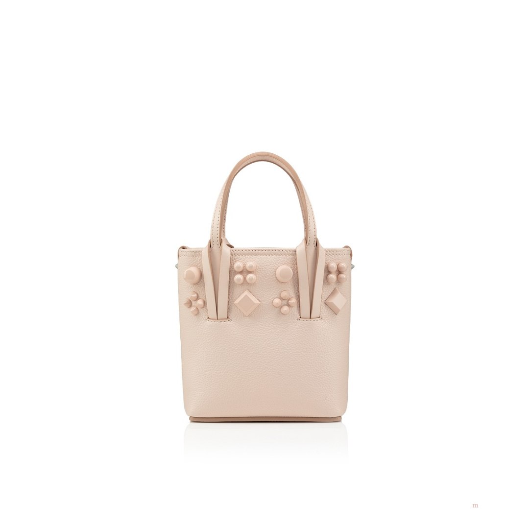 Christian Louboutin Cabata N/S mini Women's Tote Bag Beige | LDQCKX169