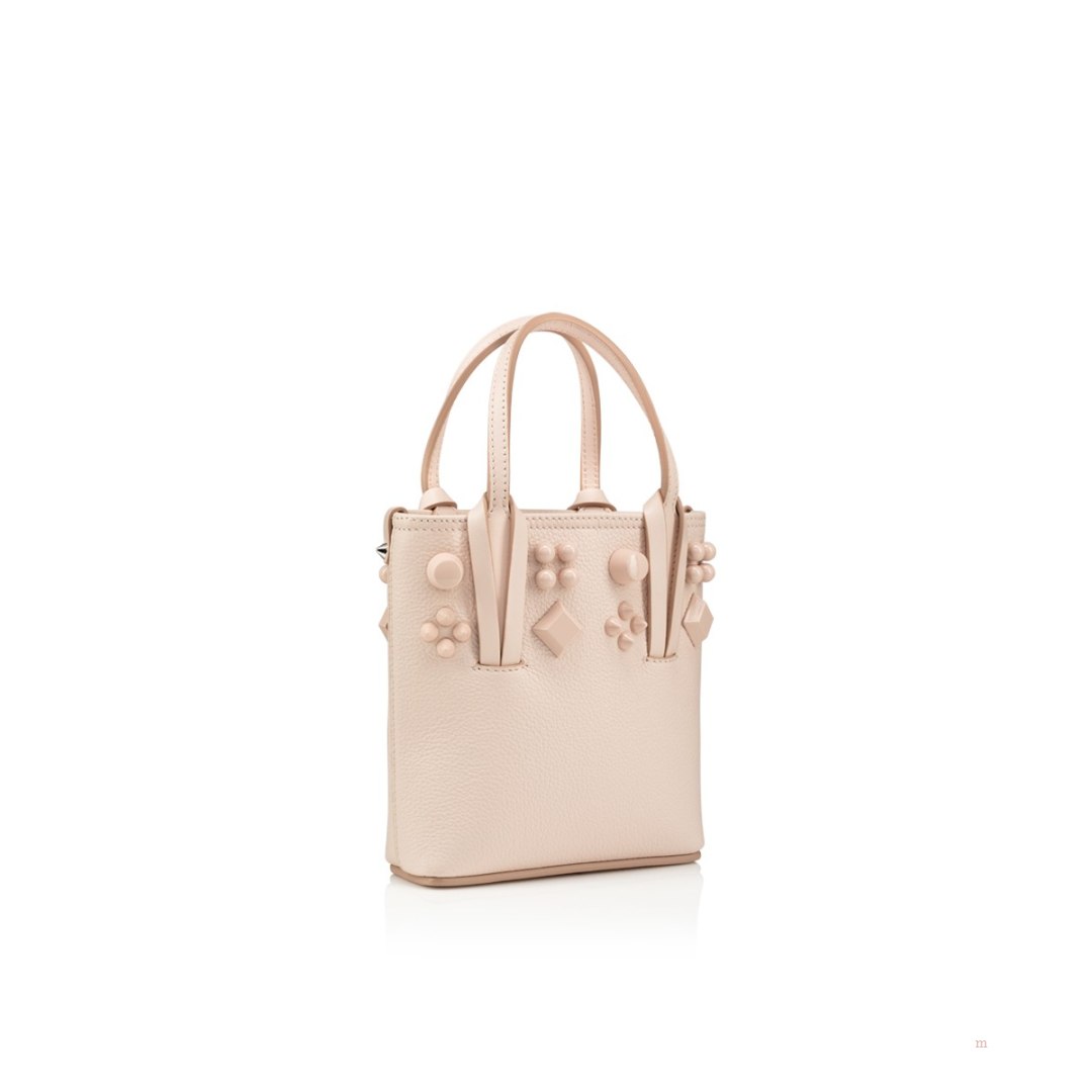 Christian Louboutin Cabata N/S mini Women's Tote Bag Beige | LDQCKX169