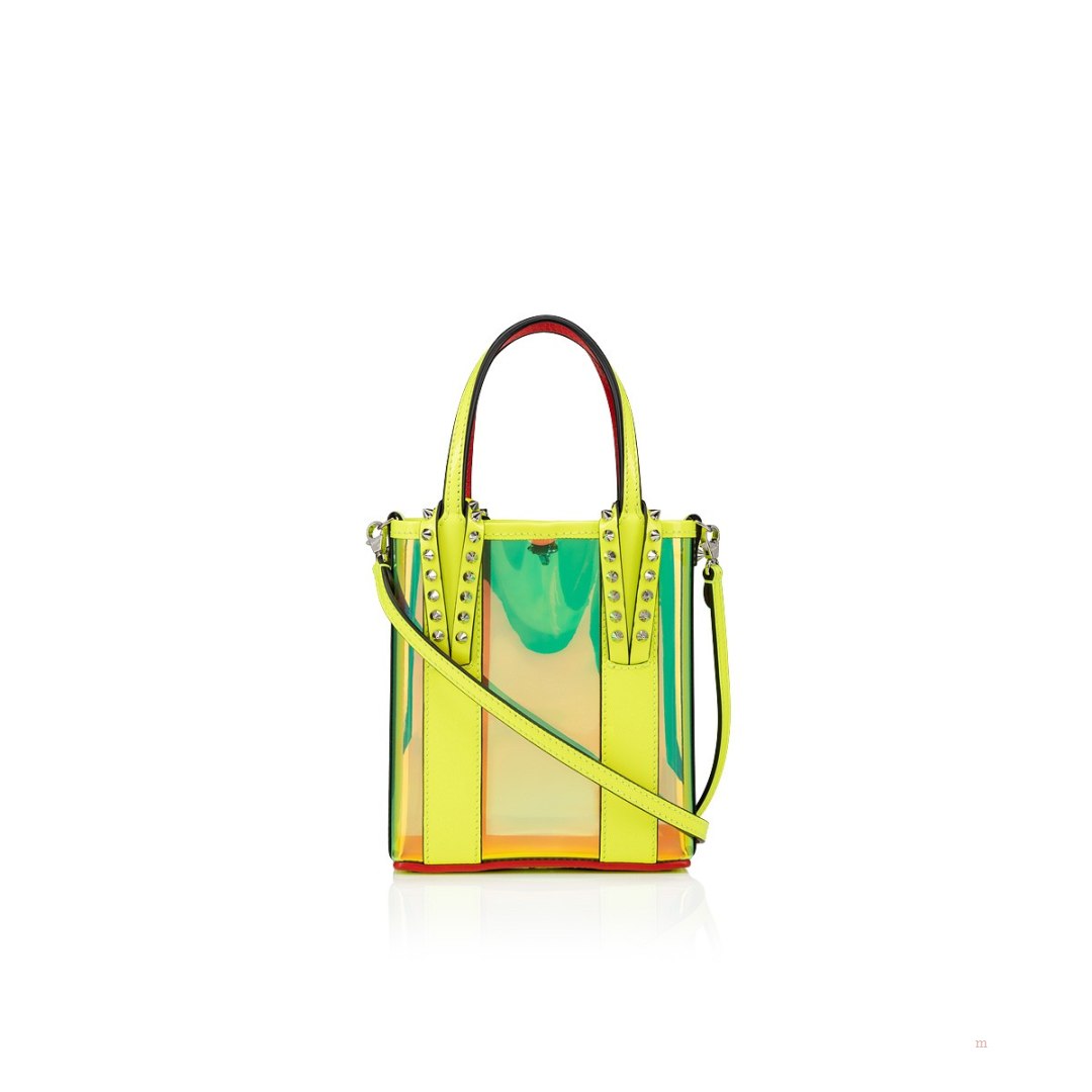 Christian Louboutin Cabata N/S mini Women's Tote Bag Yellow | LWJDQE143